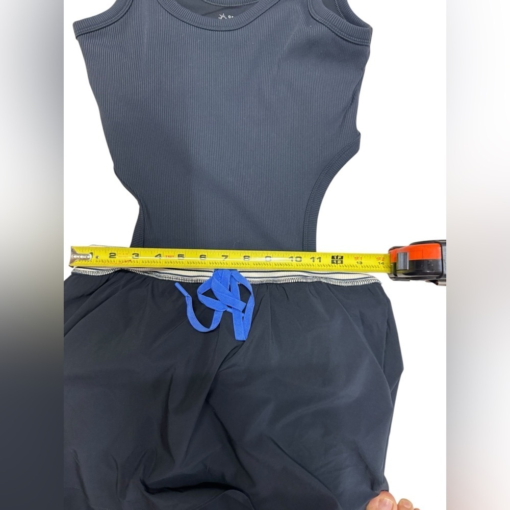 Offline by aerie . Black Sleeveless Jumpsuit with Blue Accent - Picture 4 of 9